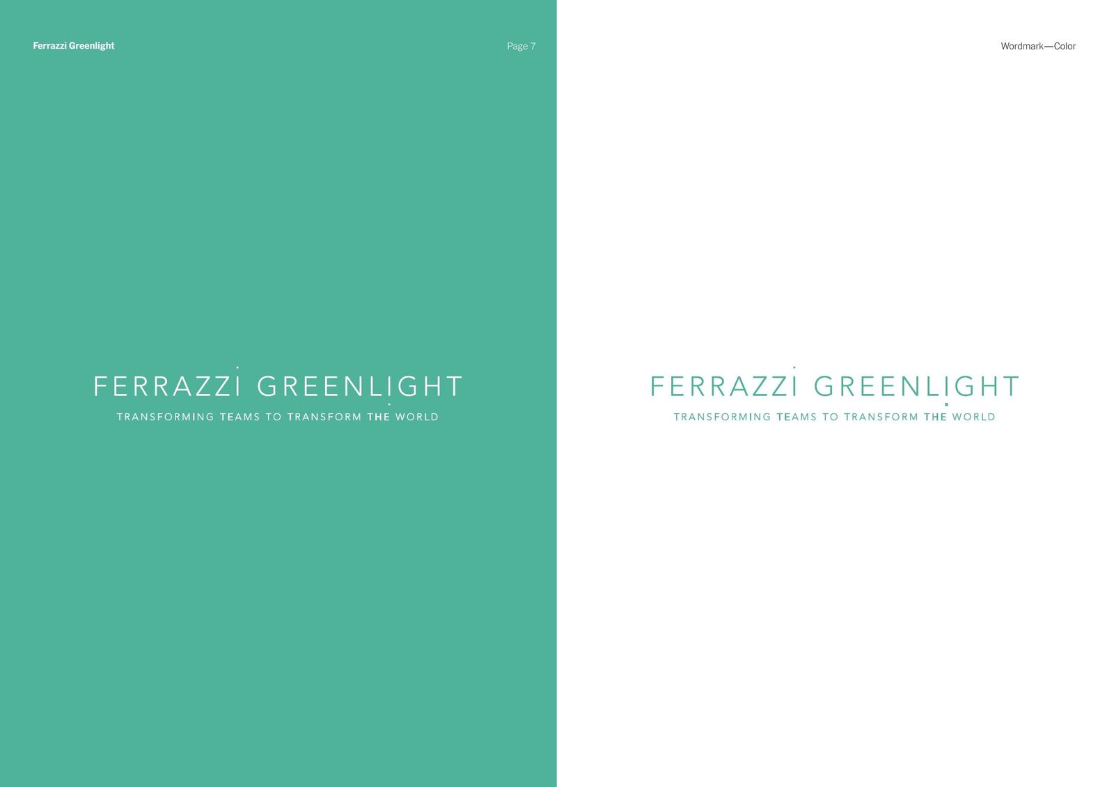 Ferrazzi Greenlight wordmark