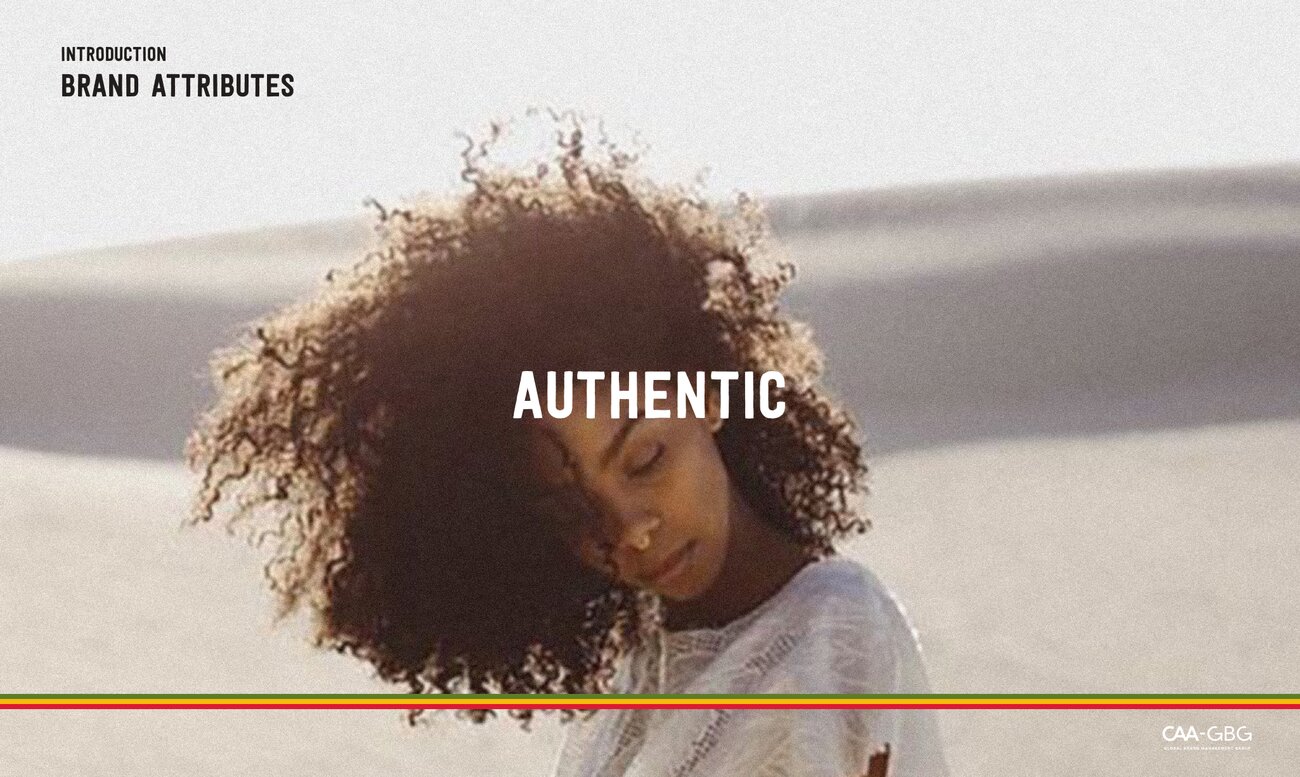 Brand attribute — Authentic