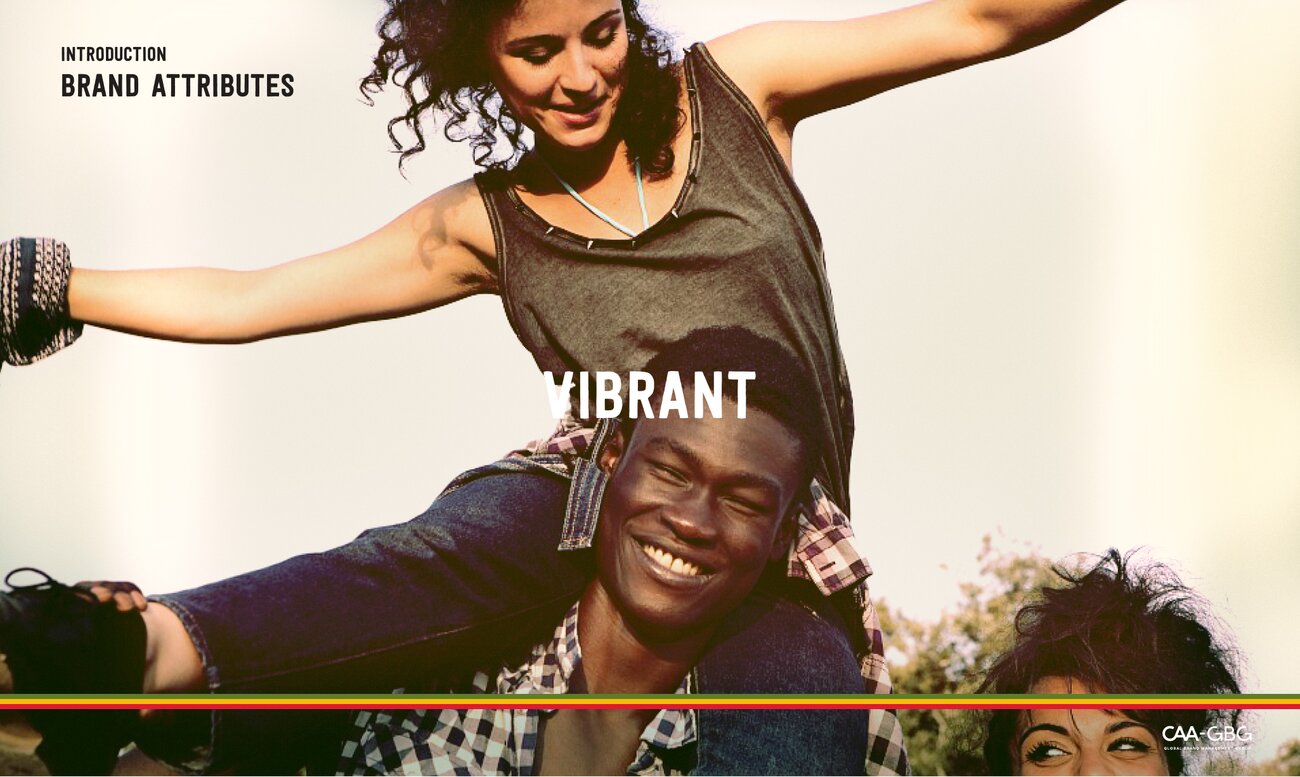 Brand attribute — Vibrant