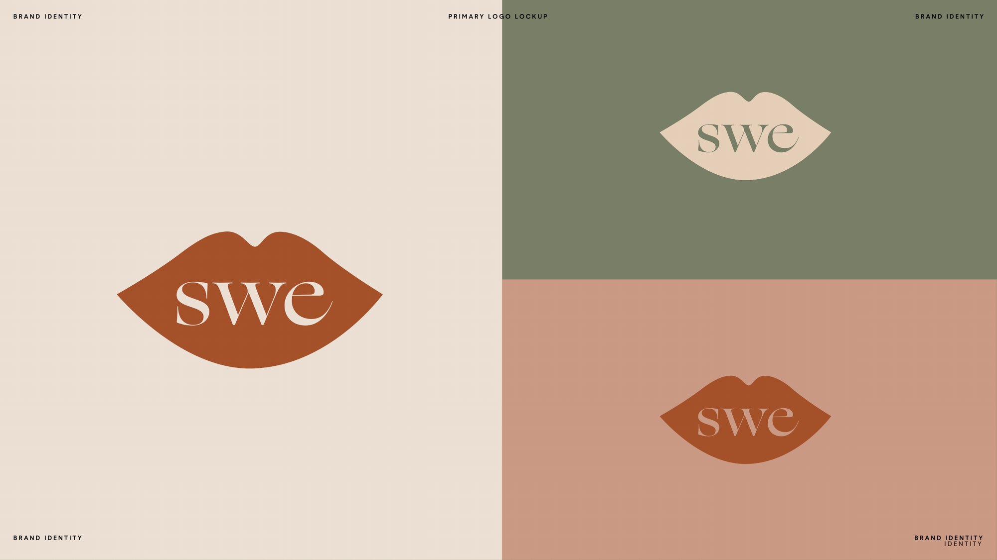 The SWE lips mark in packaging