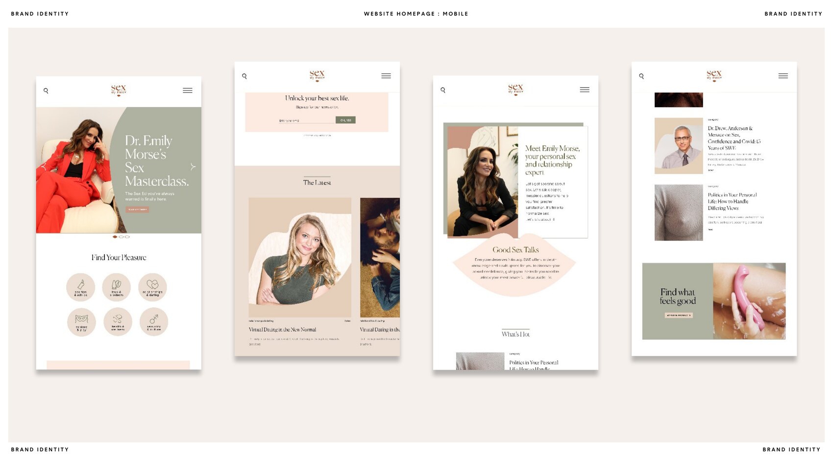 Responsive mobile-first screens